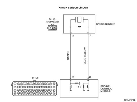 chrysler engine knock sensor wiring diagram 