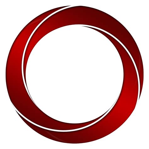 circle logo background design red, Red circle logo