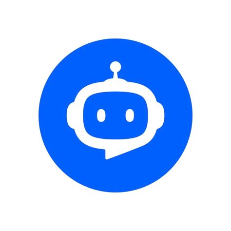 circle premium bot logo, Premium vector