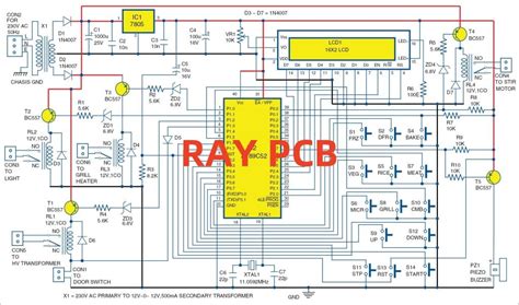 circuit board schematic diagram 