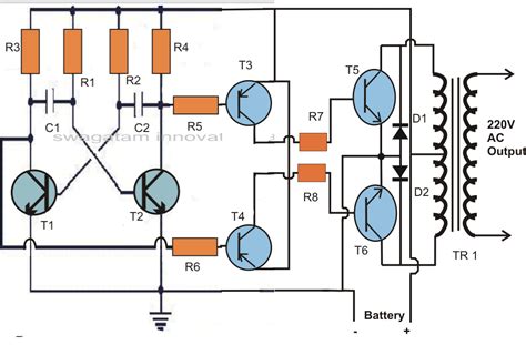 circuit diagram inverter 