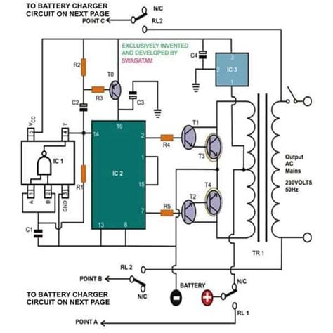 circuit diagram ups 500w 