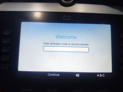 cisco phone showing enter activation code, How can i have activation code for my phone cp 8861?. Cisco activation code phone have ip cp can enter community