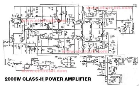 class h amplifier circuit diagram 