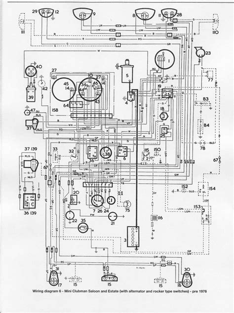 classic mini cooper wiring diagram 