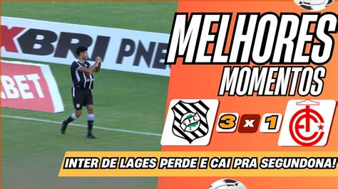 classificações de figueirense x inter de lages