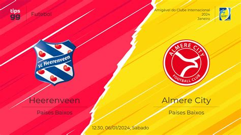 classificações de heerenveen x almere city football club