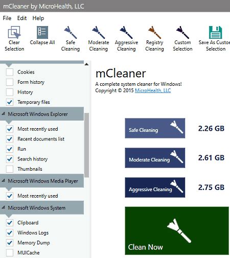 cleaner open source, Light cleaner. Softwares similar to ccleaner