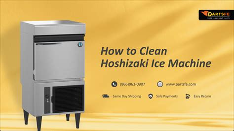 cleaning hoshizaki ice machine