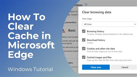 clear browser cache edge windows 11, How to clear cache in chromium microsoft edge browser images