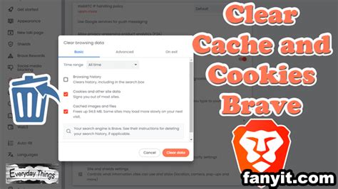 clear cache in brave, How to fix brave browser not working on windows 11