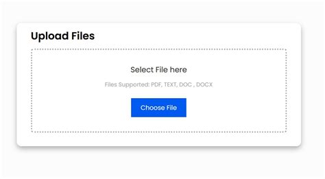 click to select a file to upload, Select documents to upload
