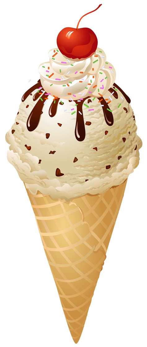 clipart of an ice cream cone