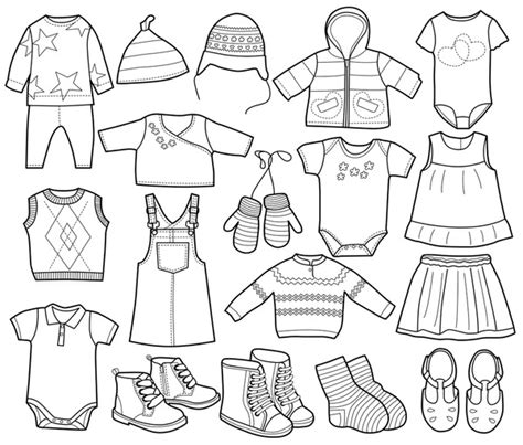 clothes coloring pages printable, Baby clothes coloring pages with summer coloring sheets, coloring pages