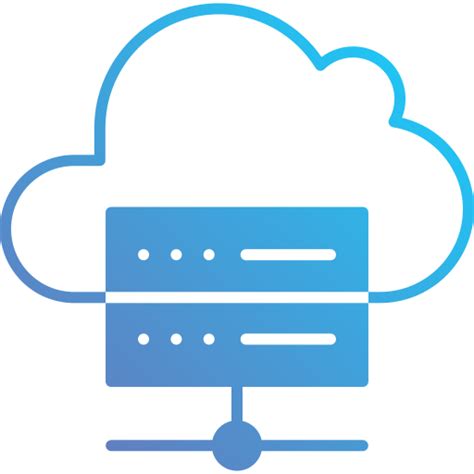 cloud console icon blue, Cloud computing generic blue icon