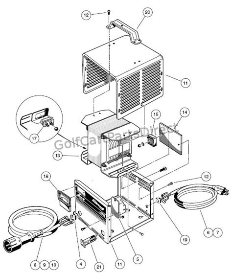 club car battery charger diagram 