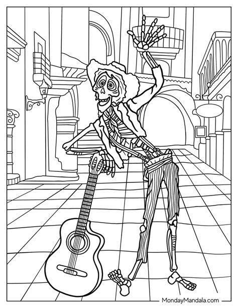 coco hector coloring page, Free disney pixar coco hector coloring page. Coloring coco pages hector disney pixar choose board