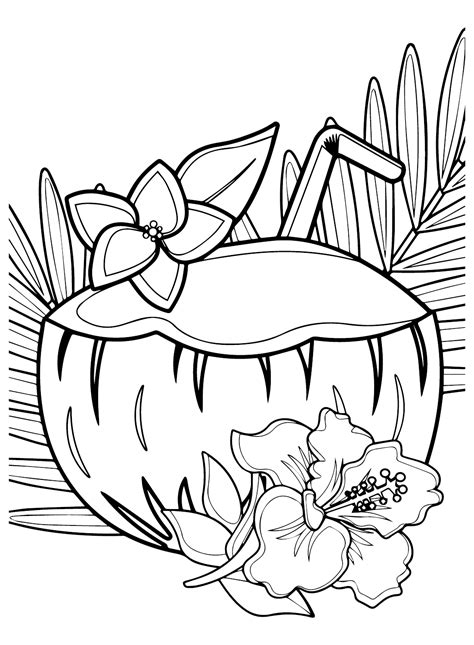 coconut printable coloring pages, Coloring pages
