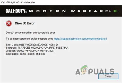 cod modern warfare 2 directx error, Call of duty (cod) modern warfare (mw) 2 directx error: how to fix it