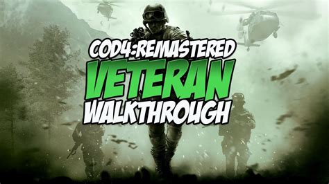 Cod4 One Shot One Kill Veteran Walkthrough