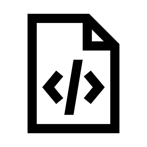 code file icon, File code
