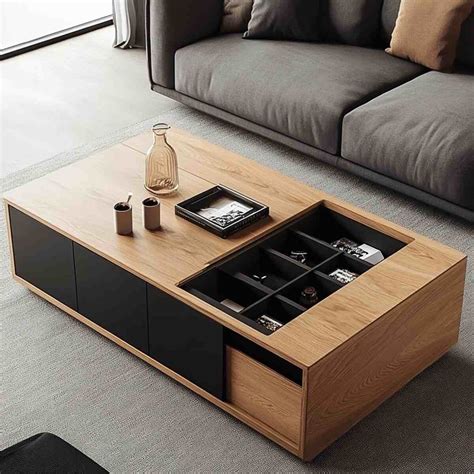 Coffee Table With Hidden Openings Catalog