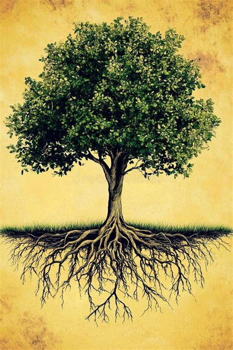 colored tree drawing with roots, Tree roots clipart 20 free cliparts. Roots tree clipart clipground trees