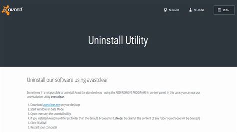 come rimuovere avast definitivamente, Come rimuovere avast da windows 10
