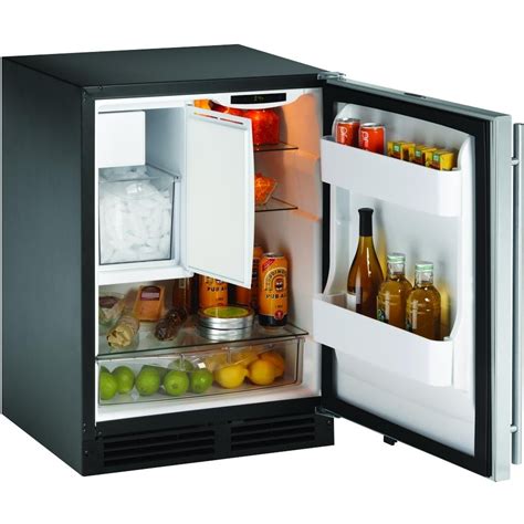 compact refrigerator with ice maker