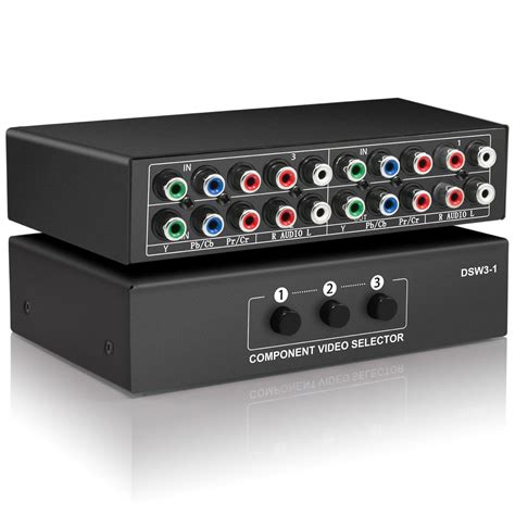 component video audio switcher, Impact acoustics 6x2 component video matrix selector (model# 40697. Component video switcher