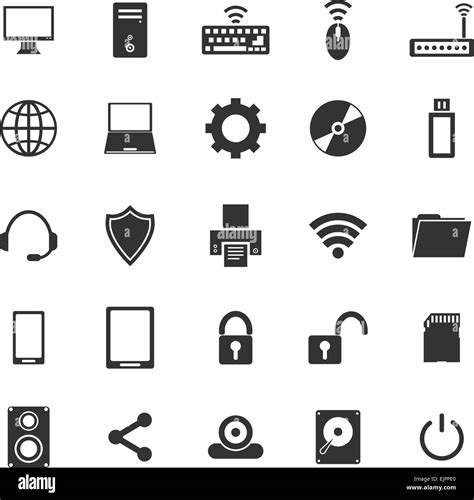 computer icons with white background, Computer icons background white vector premium royalty freeimages. Computer icons on white background royalty free vector image