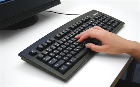 computer keyboard typing hd, Hd wallpaper: person typing on corded computer keyboard, hands typing