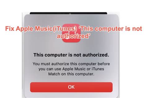 computer not authorized itunes, This computer is not authorized, fix • macreports