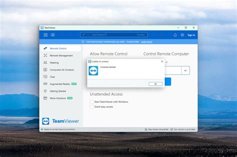 connection blocked team viewer, Teamviewer connection blocked — teamviewer support