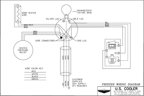 control for reach in cooler wiring 