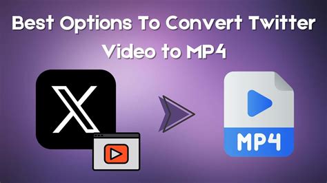 convert mp4 to twitter format, Twitter to mp4 – online converter