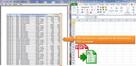 convert pdf file as excel, How to convert pdf to an excel file (quick and easy)