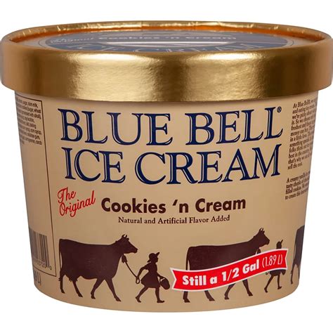 cookies and cream ice cream blue bell