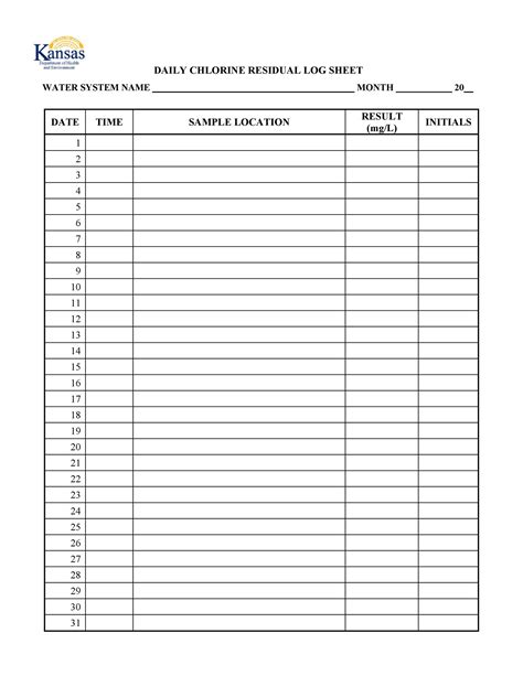 copy of log sheet, 50 printable log sheet templates [direct download] ᐅ templatelab