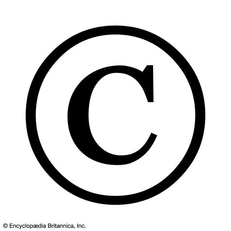 copyright logo symbol, Copyright symbol icon