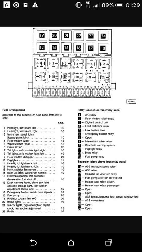 corrado fuse diagram 