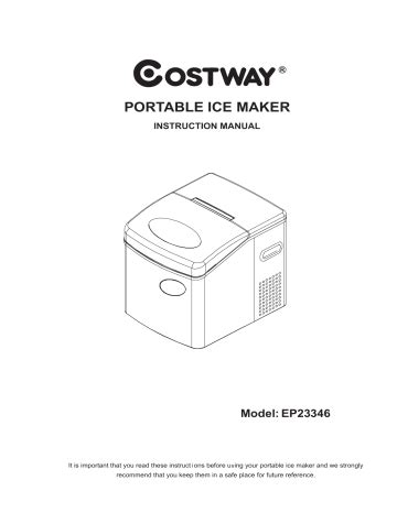 costway ice maker instructions