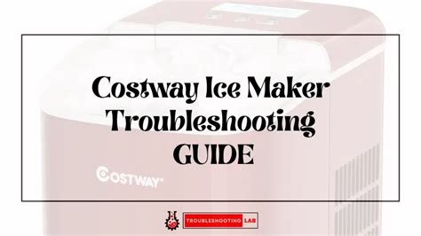 costway ice maker troubleshooting