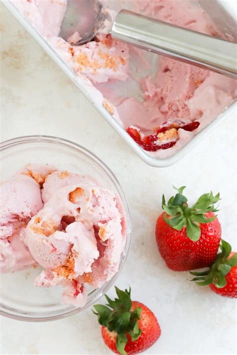 cottage cheese ice cream strawberry