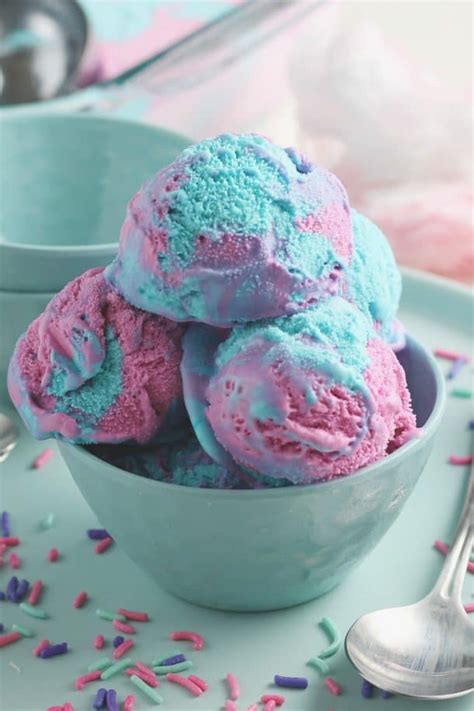 cotton candy flavored ice cream