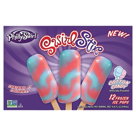 cotton candy ice pops