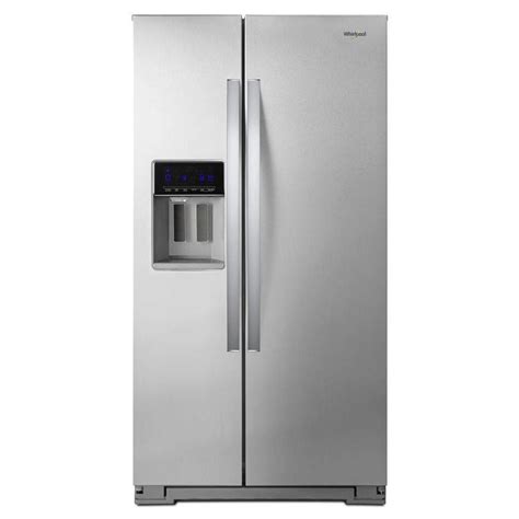 counter depth side by side refrigerator with ice maker