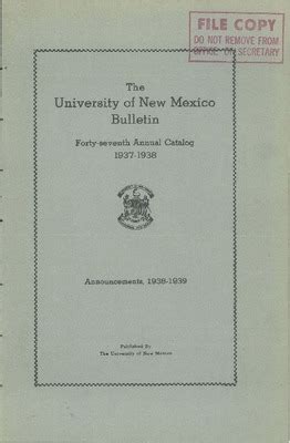 Course Catalog Unm