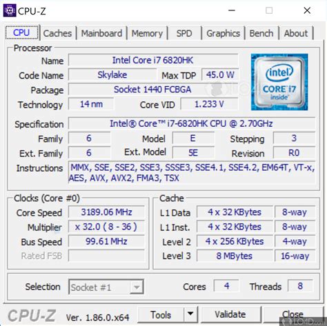 cpu z