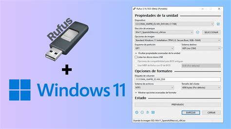 crear usb windows 11 rufus, Crear usb de windows 11 para equipos no soportados con rufus